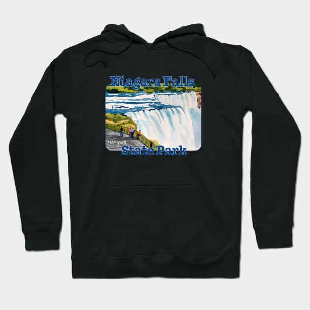 Niagara Falls State Park, New York Hoodie by MMcBuck